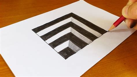 How To Draw A 3d Hand Trick Art Optical Illusion 3d H - vrogue.co
