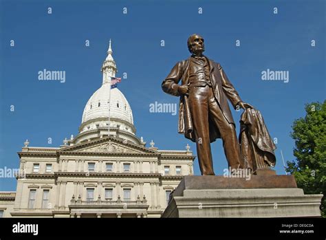 Michigan State Capitol building, Lansing. Michigan, USA Stock Photo - Alamy