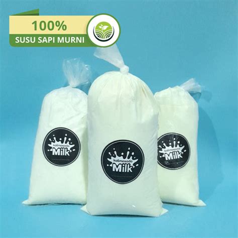 Jual Susu Sapi Murni 1 Liter / Susu Sapi mentah Segar Belum Di Masak ...