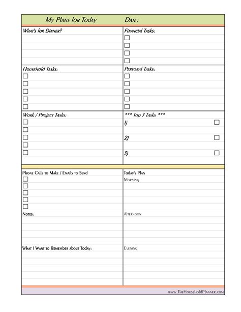 Free Printable Task Organizer | Free Printable