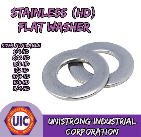 STAINLESS FLAT WASHER (HEAVY DUTY) | Lazada PH