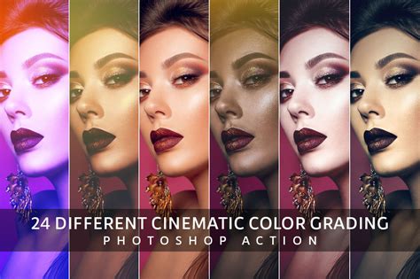 24 Color Grading Photoshop Action ~ Photoshop Add-Ons ~ Creative Market