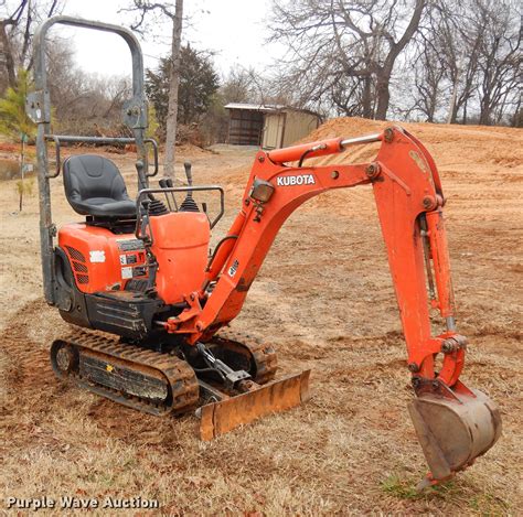 Kubota K008-3 mini excavator in Choctaw, OK | Item DD3644 sold | Purple ...
