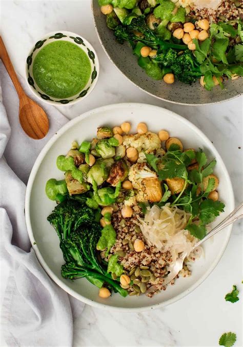 Meal Plan Day 1: Mean Green Grain Bowls Recipe - Love and Lemons