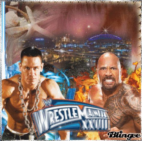 WrestleMania 28: John Cena vs The Rock Picture #128195455 | Blingee.com