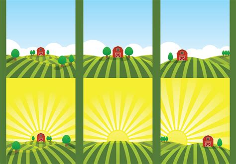 Farm Field Illustration 161753 Vector Art at Vecteezy