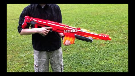 Nerf N-Strike Elite MEGA Centurion - Range Test (Stock) - YouTube