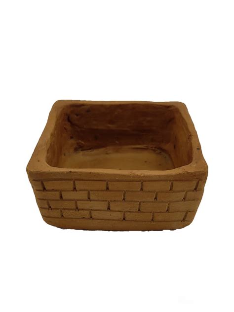 Buy Terracotta Square Pot #16732 | Peppyflora®