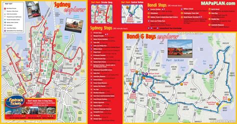 Sydney Maps - Top Tourist Attractions - Free, Printable City Street Map - Sydney City Map ...