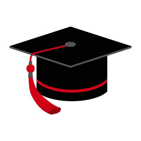 black graduation cap red tassel PNG file 9665386 PNG