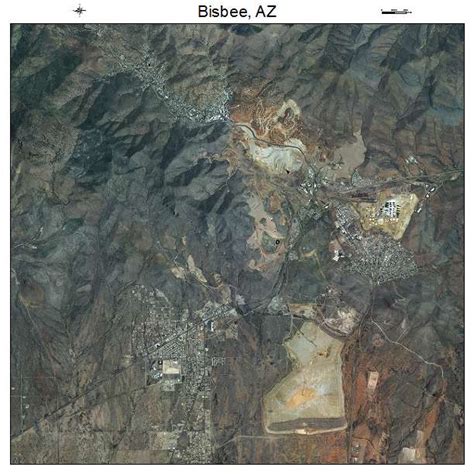 Aerial Photography Map of Bisbee, AZ Arizona