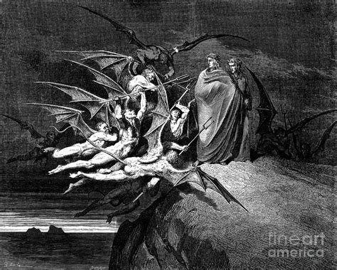 Dante Inferno by Dore z4 Photograph by Historic illustrations