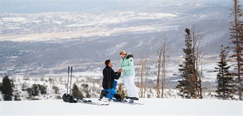 Park City Mountain Resort Skiing Proposal • Austen Diamond Photography