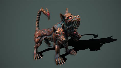 Cerberus cerber statue 3D model - TurboSquid 1443905