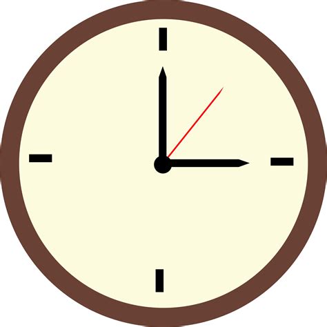 Flat illustration of a Clock. 24833655 Vector Art at Vecteezy