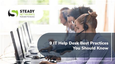 9 IT Help Desk Best Practices You Should Know | Steady Networks