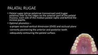 Rugae fabrication | PPT | Free Download