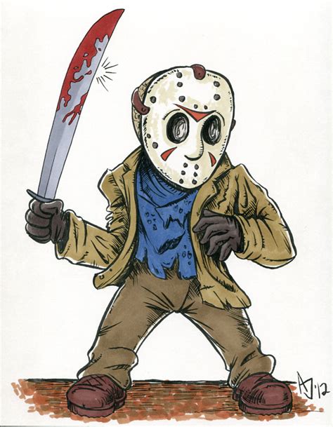 Jason Voorhees Cartoon Drawing at GetDrawings | Free download