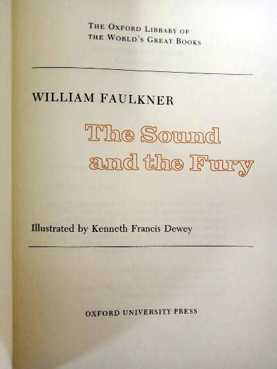 The Sound and the Fury – William Faulkner – GOHD Books