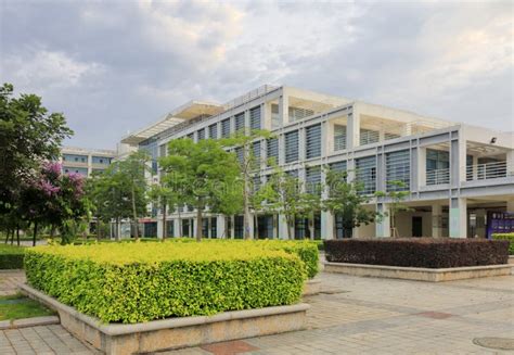 Teaching Building in Xiamen Campus of Huaqiao University, Adobe Rgb Editorial Image - Image of ...