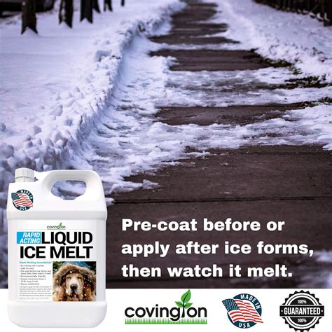 Review Ice Melt, Pet Safe Ice Melt, De Icer for Sidewalks, Driveways, Decks, & Concrete. Spray ...