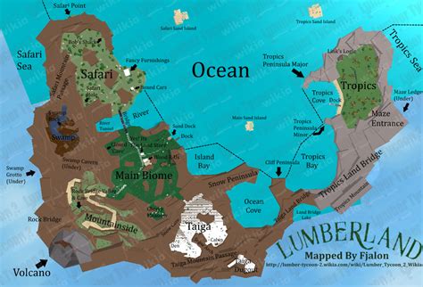 Image - MapOfLumberlandByLT2Wikia.png | Lumber Tycoon 2 Wikia | FANDOM ...