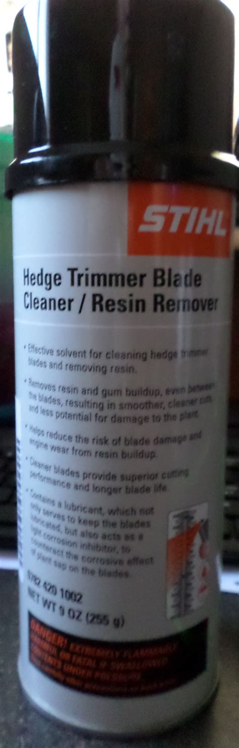 Stihl Hedge Trimmer Blade Cleaner/Resin Remover - concord garden