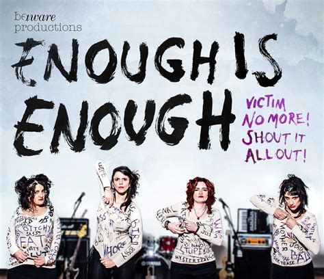 Enough Is Enough @ Chapter | TheSprout