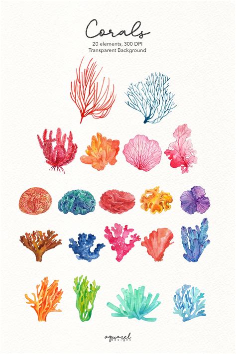 Watercolor Coral Reef, Coral Reef Art, Watercolor Paintings, Art Painting, Sea Coral, Coral Reef ...