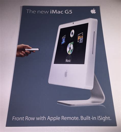 Apple iMac G5 Promotional Postcards from 2005 - Collectable