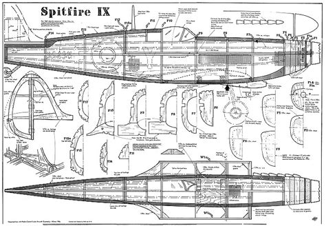 Spitfire IX Plans Free Download - AeroFred.com - Download and Share Free Model Airplane and Boat ...