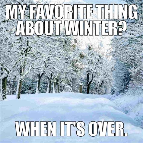 December 22 Meme Of The Day: My Favorite Things About Winter