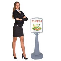 Portable Sign Outdoor Stand 4ft Tall Navigator Free Standing Display ...