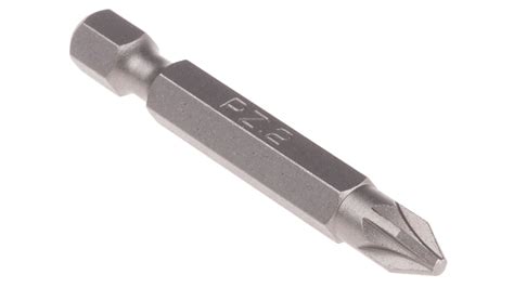 RS PRO Pozidriv Screwdriver Bit, PZ2 Tip | RS