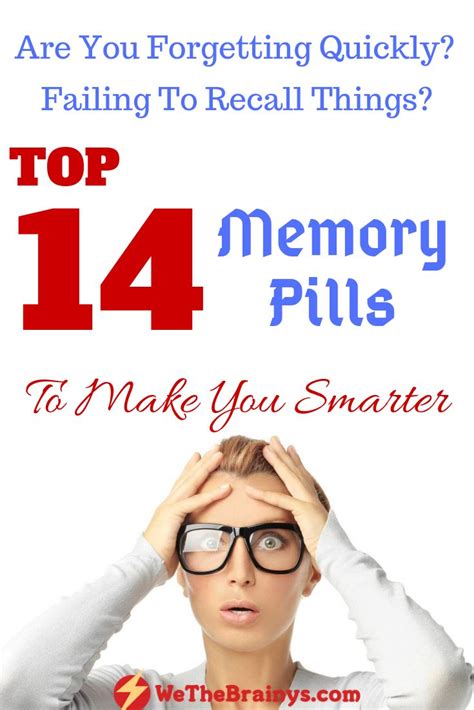 Top 14 Memory Pills To Make You Smarter | Memories, Improve brain function, Pills