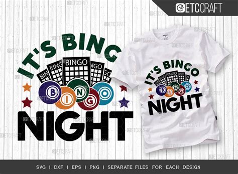 Its Bingo Night SVG Cut File, Bingo Svg, Bingo gift Svg, Bingo Games ...