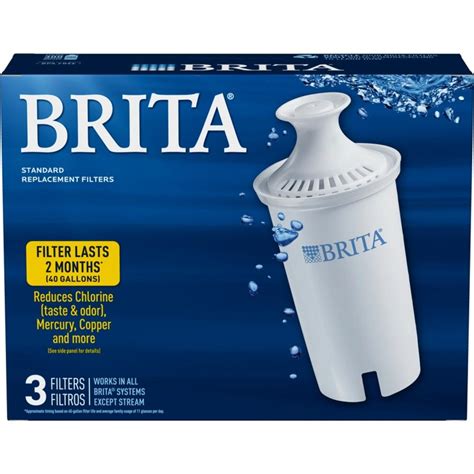 Brita Water Pitcher Replacement Filters For Brita