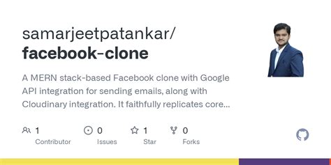 GitHub - samarjeetpatankar/facebook-clone: A MERN stack-based Facebook clone with Google API ...