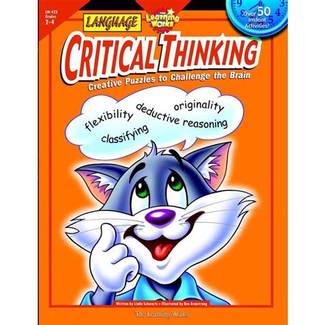 Learning Works Book Language Critical Thinking, Grades 2 to 4 - Walmart.com