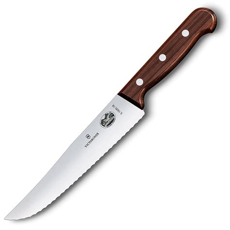 Victorinox slicing knife serrated blade wood handle 5.1930.18