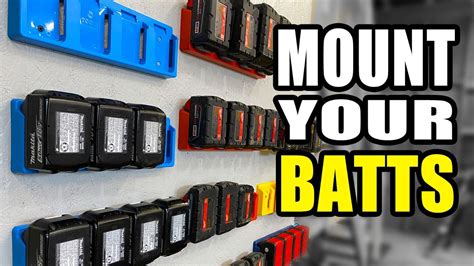 Power Tool Battery Holders for Your Shop or Truck by 48Tools | Grab and ...