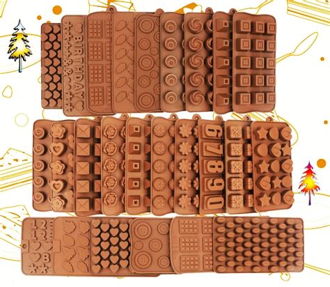 New Silicone Chocolate Mold 3d Shapes Chocolate baking Tools Non stick ...