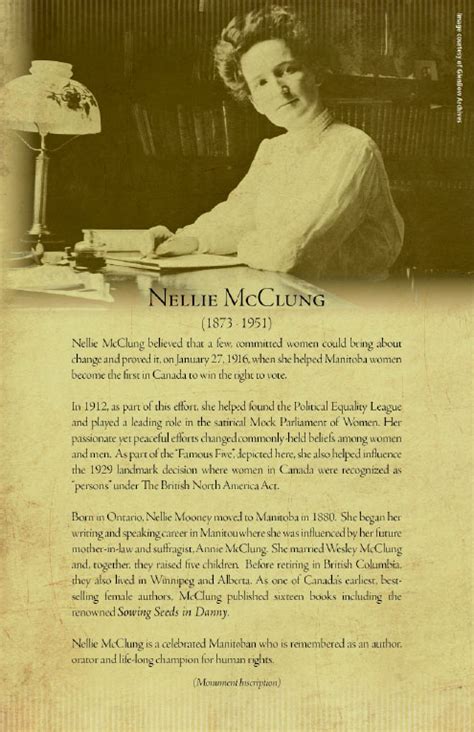 Nellie McClung - Ian Hanke Design