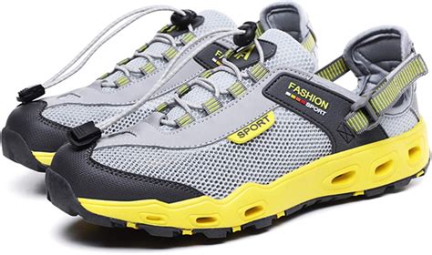 4How Mens Water Shoes Quick Dry Hiking Walking Shoes Anti-Skid Aqua Shoes Men's Shoes Fashion ...