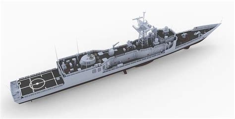 MODERNIZED LEGENDARY EX US OLIVER HAZARD PERRY CLASS FRIGATE 3D model ...