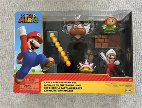 SUPER MARIO NINTENDO Lava Castle 2.5" Figure Diorama Play Set Jakks Pacific £11.89 - PicClick UK