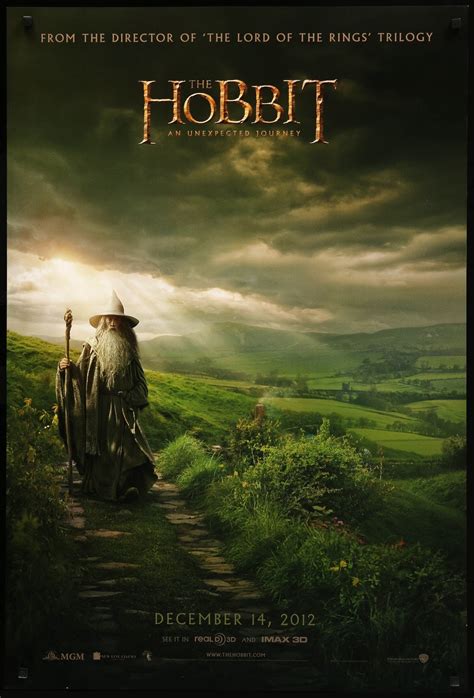 Hobbit: An Unexpected Journey (2012) Original One-Sheet Movie Poster ...