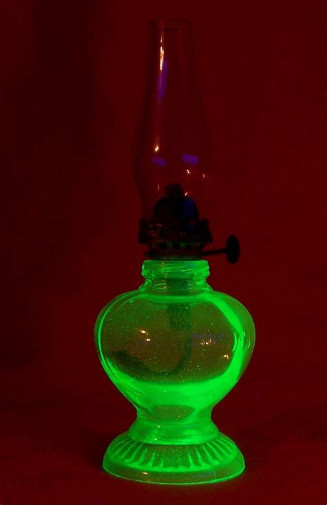 Small Uranium Glass " Handy Lamp " | Collectors Weekly