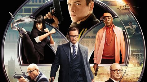 Kingsman: The Secret Service HD Wallpaper Featuring an All-Star Cast