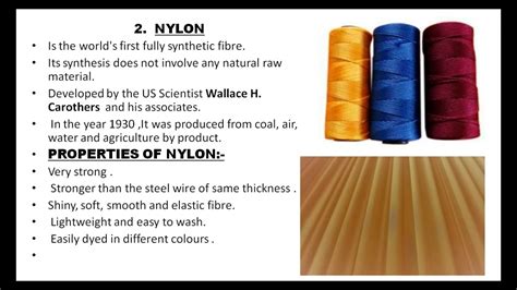 PROPERTIES AND USES OF SYNTHETIC FIBRES TOPIC:- NYLON - YouTube